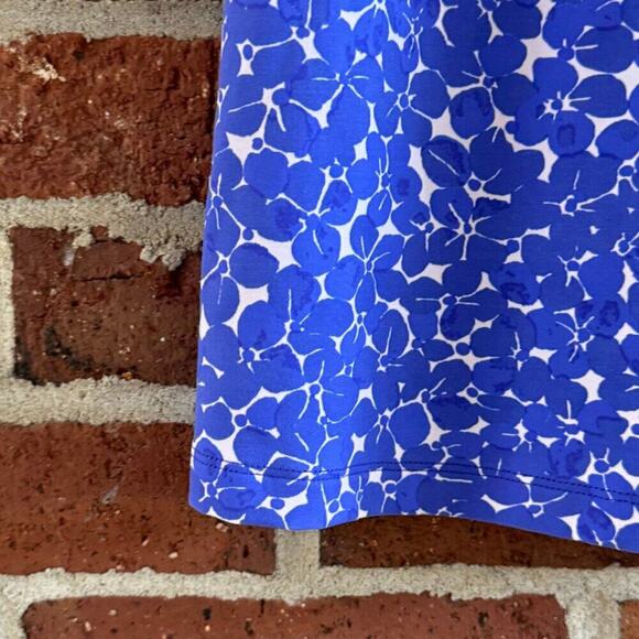 Mahi Gold Blue Floral Long Sleeve Dress | Size S - Picture 4 of 7